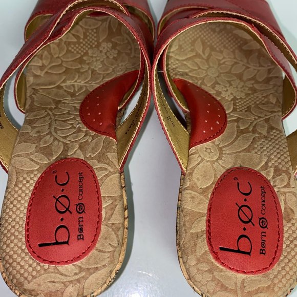 Born Concepts Ciata Red Platform Sandals - Picture 7 of 9